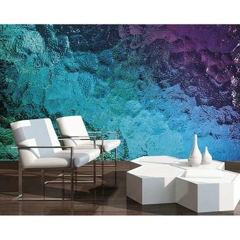 

Free Shipping Hot Customize Wall Stickers Abstrct Colorful Glass Wall Mural Decals Creative Design for Home Deco Photo Wallpaper