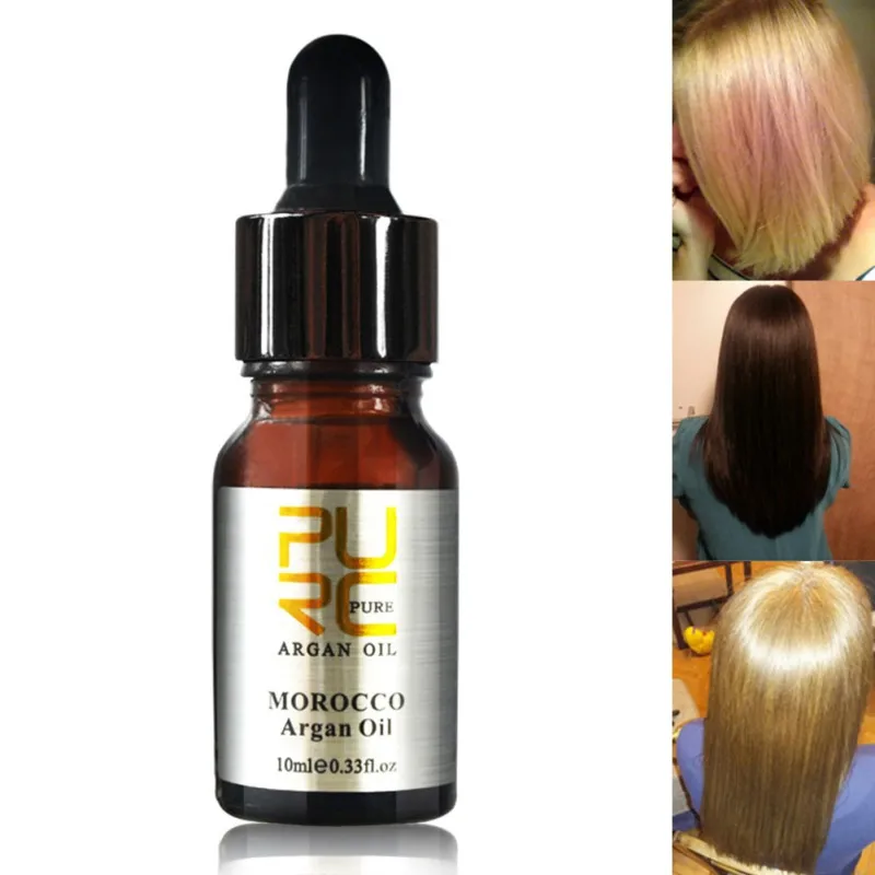 100% Pure Moroccan Argan Oil Macadamia Nut Oil Hair Care Scalp Treatment Make Your Hair Shine Soft Hair Conditioner 50ML