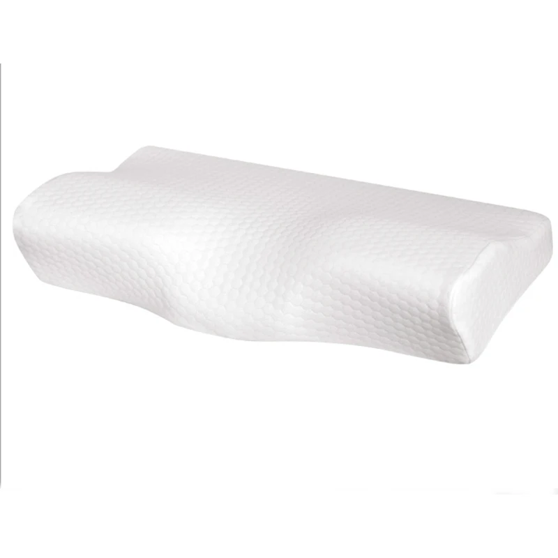 Pillow White Подушка из пены с эффектом памяти для сна, шейные подушки в форме бабочки, подушки с эффектом памяти, расслабление шейного отдела позвоночника, для взрослых, медленное восстановление - Цвет: Pillow White