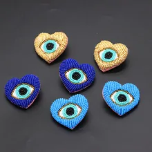 Новая мода темперамент кристалл в форме сердца глаза именные серьги Модный шар Джокер глаз серьги 785