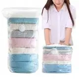 

Travel Transparent Foldable Clothes Compressed Bags Extra Large Home Organizer Blankets Pillows Seal Vacuum Storage
