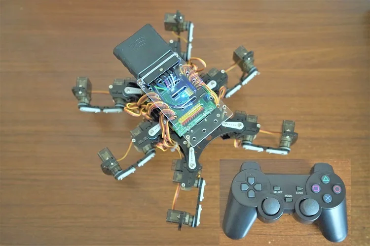 Arduino Spider Robot Sensor щит с открытым исходным кодом шесть светодиодов SG90