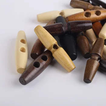 

100 pieces of wood olive button men and women woolen coat windbreaker coat sweater button horn button, hemp rope, cotton rope