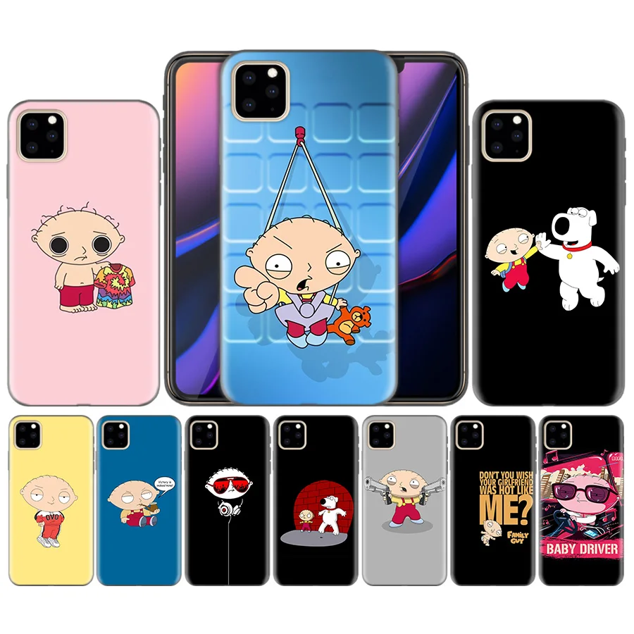 

Silicone Phone Case For iphone XR XS Max X 7 8 6 6S Plus 11 11Pro MaX 5 5S 5C SE 7+ 8+ 6+ 6s+ FAMILY GUY Cartoon TPU Cover Couqe