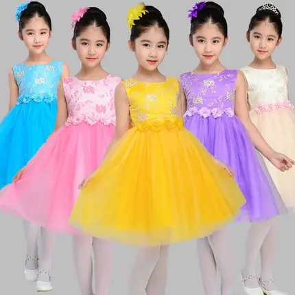 Children s Day Children s Performance Costumes Girls Tutu Dresses Princess Dresses Primary School Chorus Costumes Kindergarten D