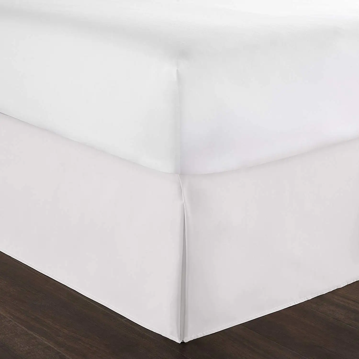 Fashion American Style Dust Ruffle Pleated Tailored Bed Skirt Queen /King /Full/Twin Size 14 inch Drop Wrinkle &amp Fade Resistant | Дом и сад