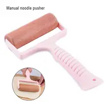 Rodillo de madera empuje Manual masa de Pizza y galletas de la hornada de la cocina herramienta de cocina herramientas ecológico y duradero(China)