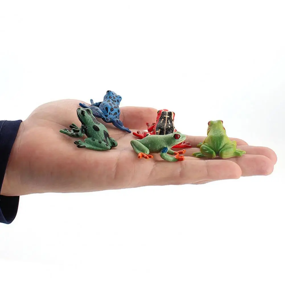Miniature Figurines Action Figure Toy Simulation Frog Model