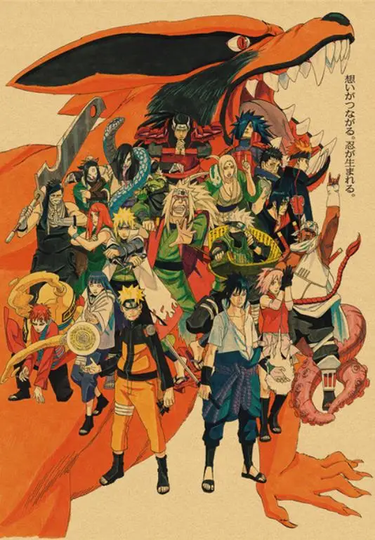 

New 5D DIY Diamond Painting 100% Diamond Japanese Anime "Naruto" Retro Bar Cafe Home Decoration Gift