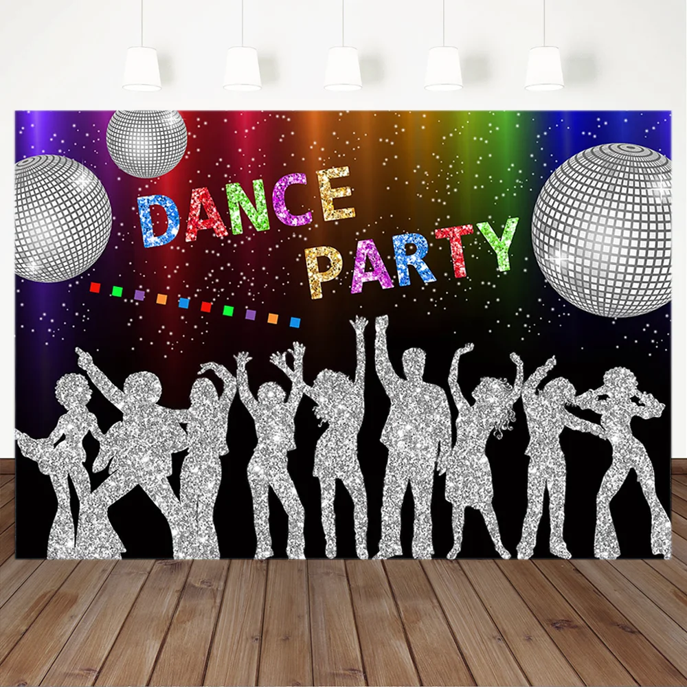 Arriere Plan De Photographie De Danse Neon Brillant Decor Disco Vintage Des Annees 70 Arriere Plan De Photographie Lueur Eblouissante Banniere D Anniversaire Accessoires De Stand Photo Aliexpress