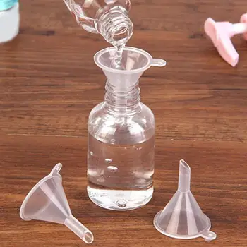

New Small Plastic for Perfume Diffuser Bottle Small Funnels Mini Oil Funnels Kitchen Specialty Tools Mini Liquid Oil Funnels Lab