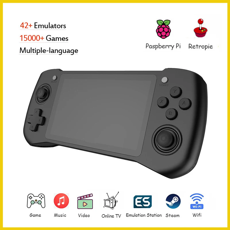 4 3 дюймовый IPS портативный игровой плеер для PS1/SNES/N64/MAME/DC портативная игровая