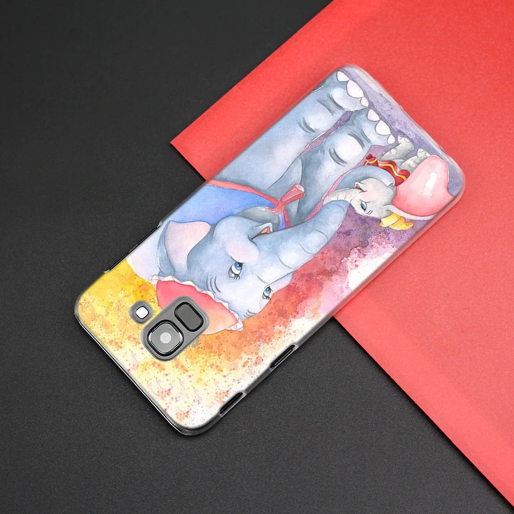 Милые анимации Дамбо чехол для samsung Galaxy A50 A80 A70 A60 A40 A30 A20 A20e A10 A9 A7 A6 плюс Note 8 9 10 Pro