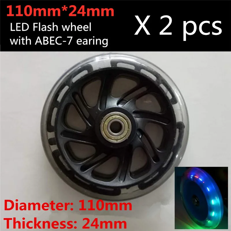 BLAZETOY Scooter Wheels with Bearings Scooter Replacement Wheels 100mm