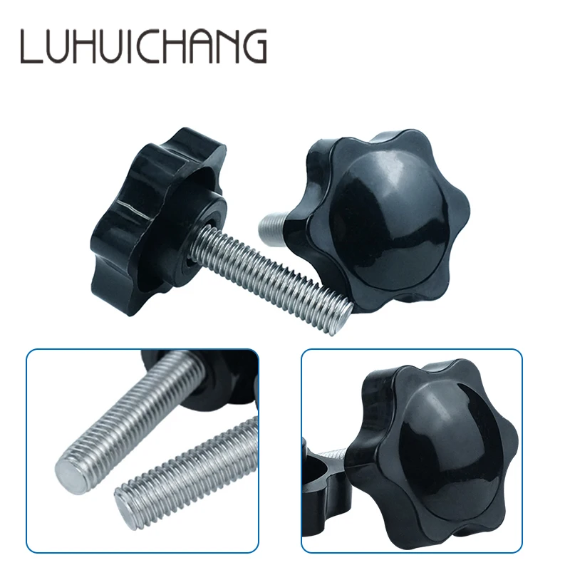 Luhuichang M4 M5 M6 10pcsThread сменная звезда Ручка для рук бакелит ручной затягивающийся