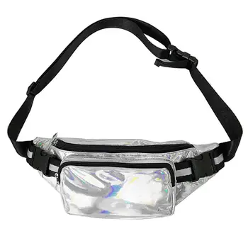 

Portable Women Buckled Crossbody Chest Waist Bag Zipper Fanny Pack