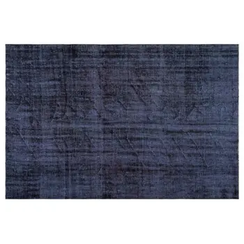 

Handmade Black Vintage Overdyed Turkish Area Rug 188x273 Cm-6'2''X8'11''