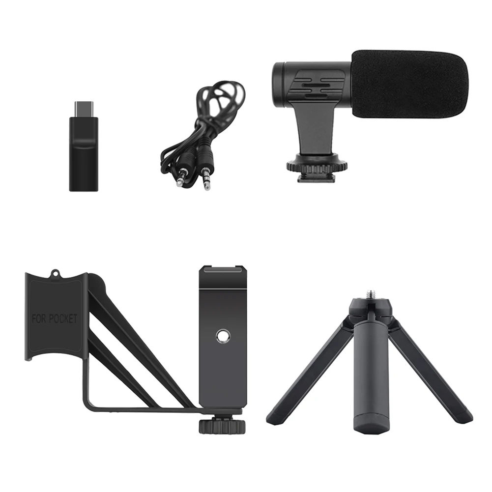 3,5 мм фотография микрофонный Аудио Адаптер штатив держатель для DJI Osmo Карманный
