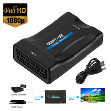 1080P SCART to HDMI-compatible Video Audio Upscale Converter AV Signal Adapter Receiver EU Power Plug For HDTV DVD for Sky Box
1080P SCART to HDMI-compatible Video Audio Upscale Converter AV Signal Adapter Receiver EU Power Plug For HDTV DVD for Sky Box