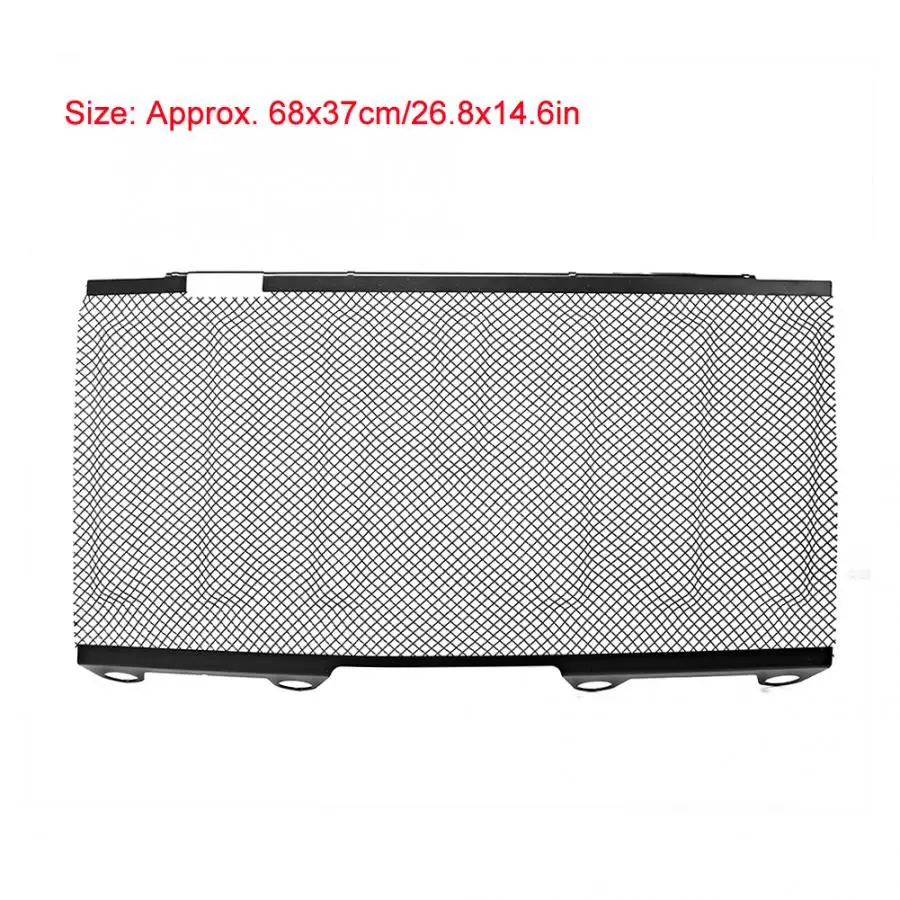 Черный Car Front Bumper Hood Grille Mesh Fit For Jeep Wrangler JK& Unlimited 2007- grill mesh Front Bumper Grille - Цвет: Черный