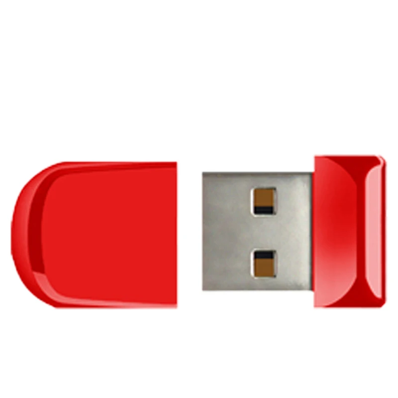 64 Гб Usb флеш-накопитель 32 Гб 16 Гб супер мини-накопитель, миниатюрный флеш-накопитель USB 2,0, память U диск,, Memoria Stick - Цвет: red