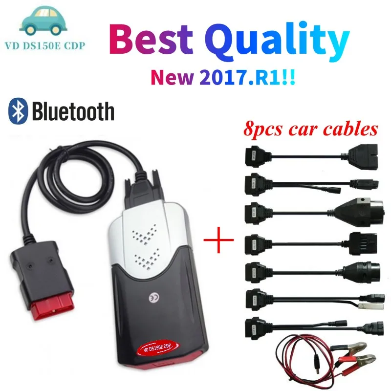 

New vd ds150e cdp Bluetooth 2017.R1 for delphis OBD NEW VCI diagnostic repair tool obd2 Scanner vd tcs cdp Car Trucks Diagnostic