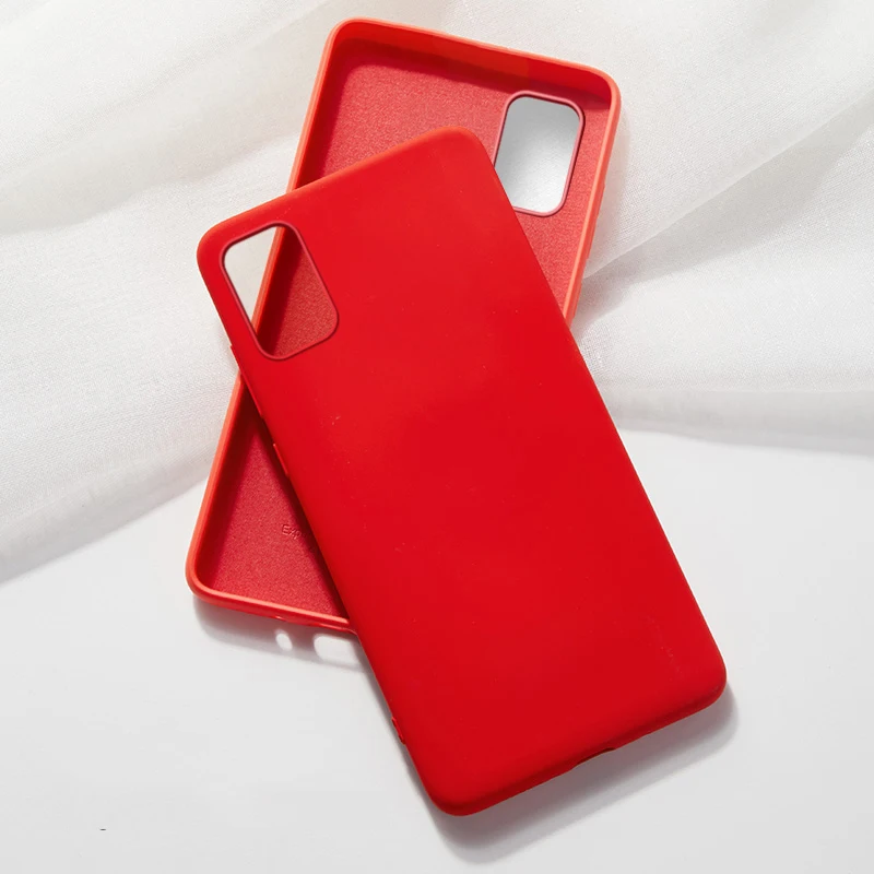 Жидкий силиконовый чехол для huawei Honor V30 Pro 20S 20i 20 10i 10 Lite 9X Nova 6 SE 5 5i Y5 Y6 Y7 Y9 Prime P Smart Z - Цвет: Red