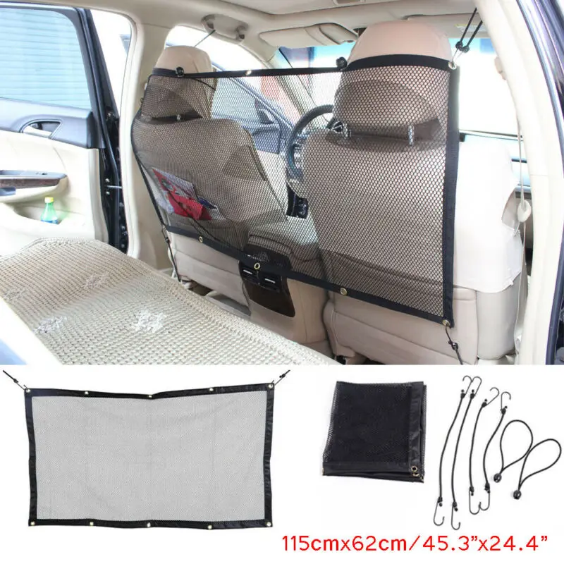 Автомобильная сетка для домашних питомцев регулируемая легко устанавливаемая