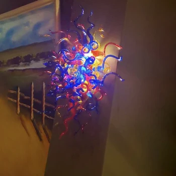 

Art Style Design Blown Glass Wall Lamps Mini and Cheap Colors Murano Glass Decorative Wall Sconce