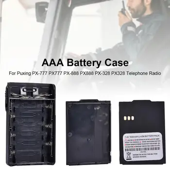 

AAA Battery Case For Puxing PX-777 PX777 PX-888 PX888 PX-328 PX328 Telephone Radio Battery Case For Puxing PX Series Radios New