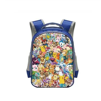 

Pokemon Backpack Umbreon Pikachu Charmander School Bags Anime Double Layer Laptop Backpack Children Boys Girls Mochilas