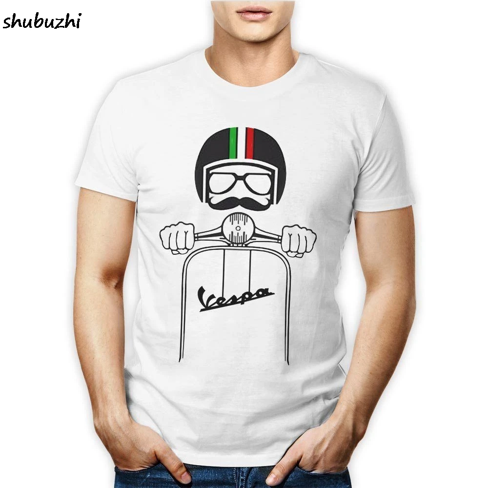 Футболка MAGLIETTA Винтажная VESPA PIAGGIO в стиле ретро хипстер UOMO DONNA белая черная серая