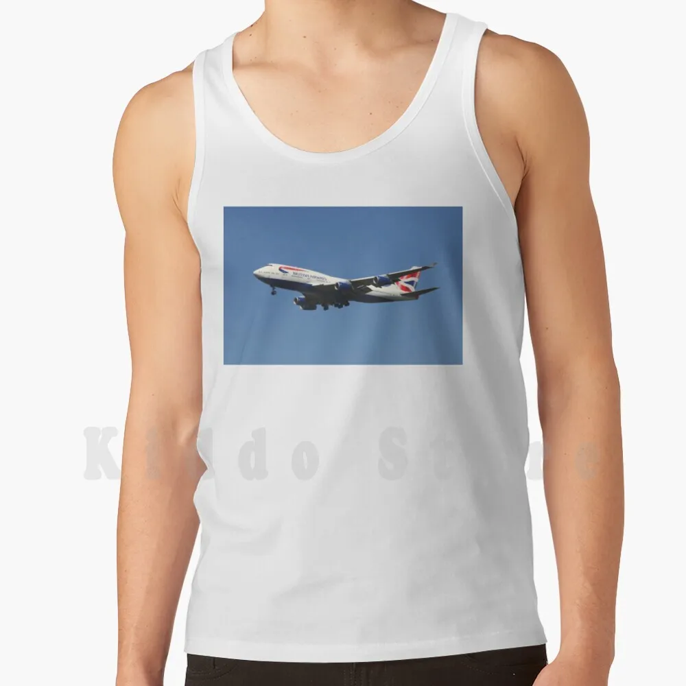 Boeing 747 Canottiere Canottiera Senza Maniche Boeing 747 Boeing 747 Aereo Trasporto Aereo Jet