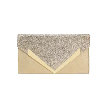 

Women Glitter Evening Clutch Bag Ladies Wedding Party Handbag Prom Chain Purse A69C