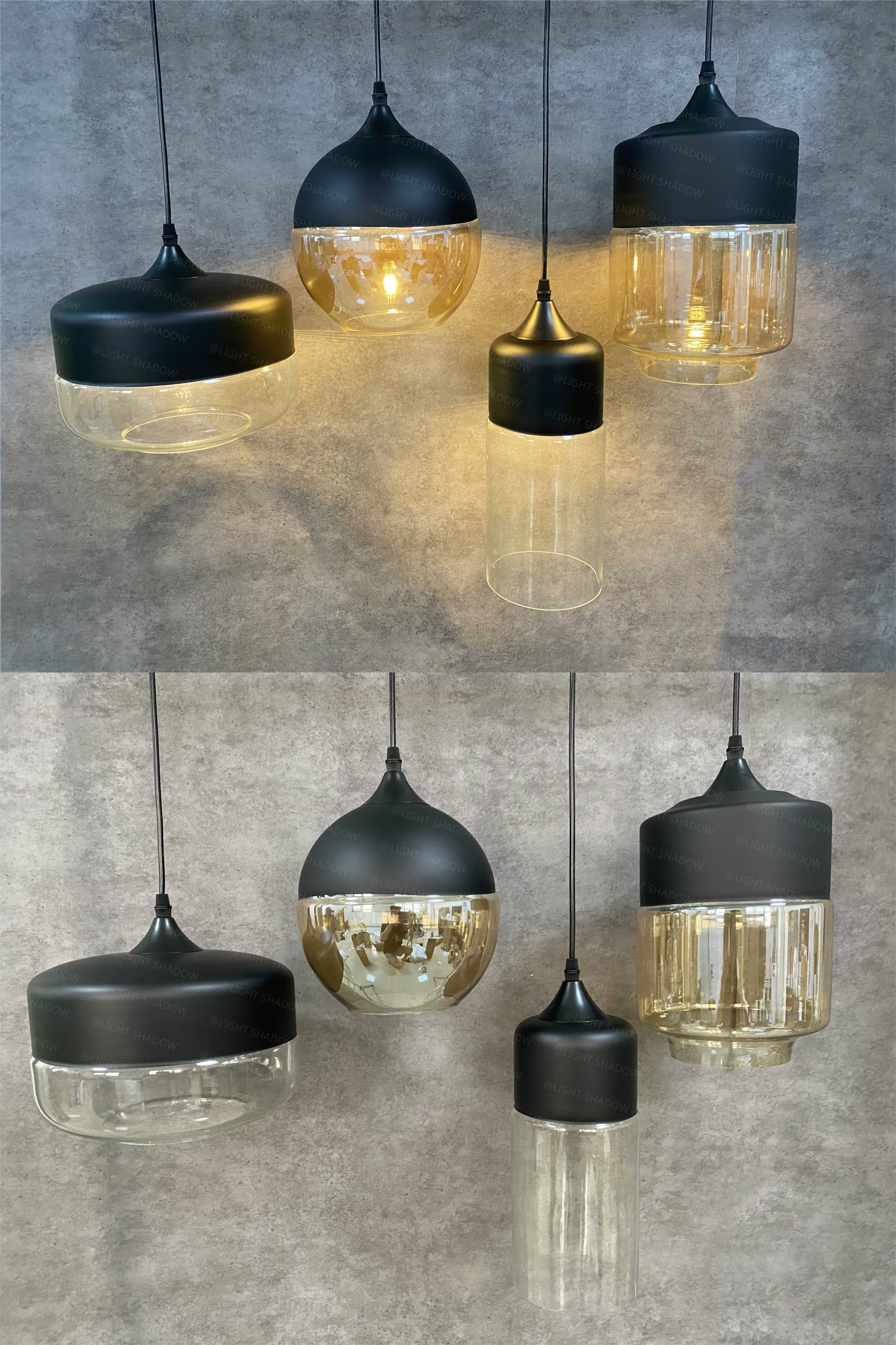H57563259c0c641f981447e8612876c6b2 Nordic Pendant Lamp Modern Glass Hanging LED Light Fixtures for Restaurant Living Bedroom Indoor Decoration Luminaire Suspension