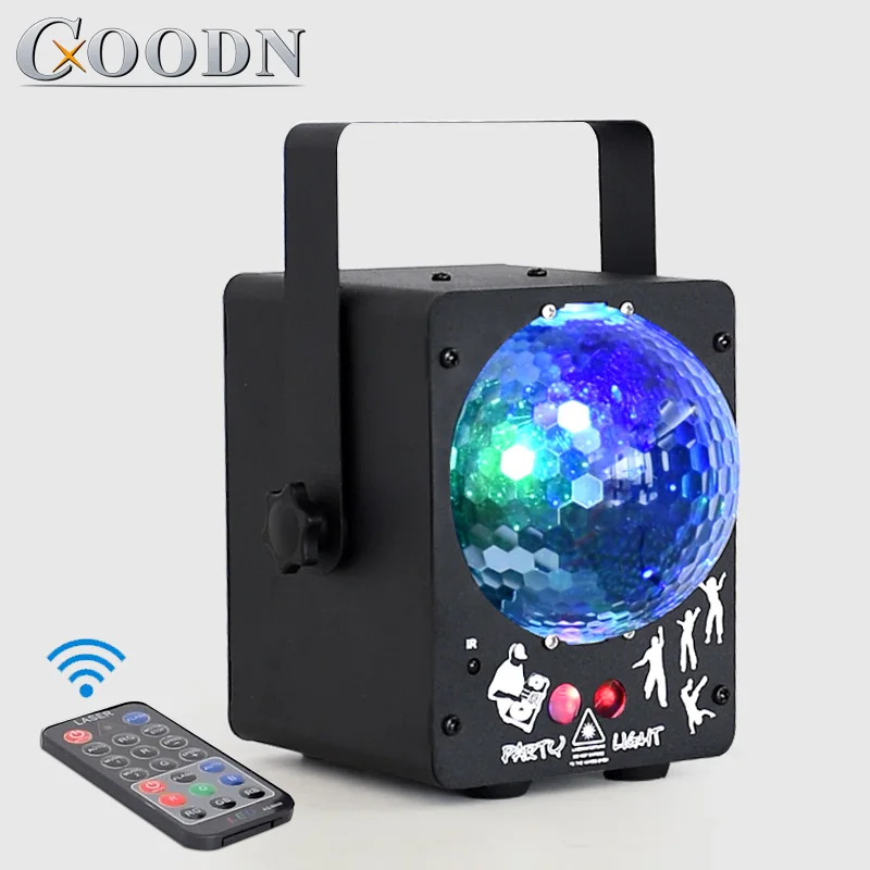 led magic ball Алюминиевый сплав дистанционный светодиодный водяной волны пульсация диско сценический светильник вечерние узор светильник ing Авто вспышка лазерный проектор лампа - Цвет: led magic ball