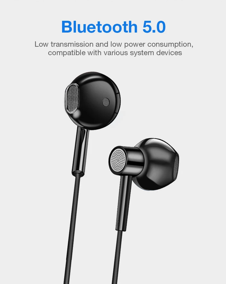 KUSDO Bluetooth наушники беспроводные наушники спортивные наушники Шейная стерео bluetooth-гарнитура с микрофоном для xiaomi