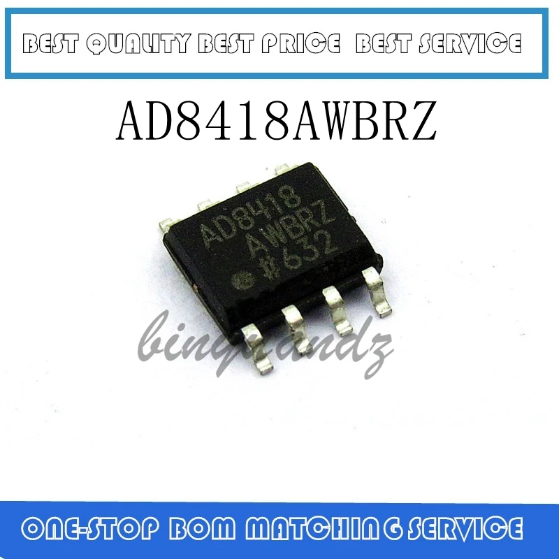 10 шт. AD8418AWBR AD8418AWBRZ лапками углублением SOP-8