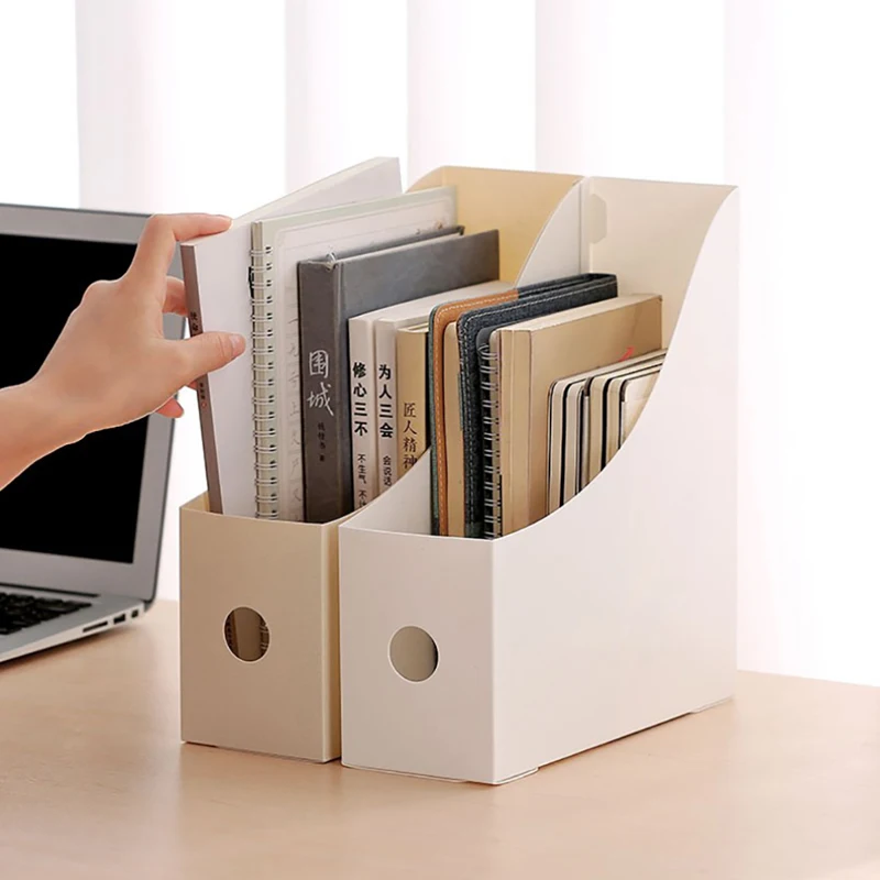 1pc Foldable Desktop Storage Box Organizer For Books, Documents