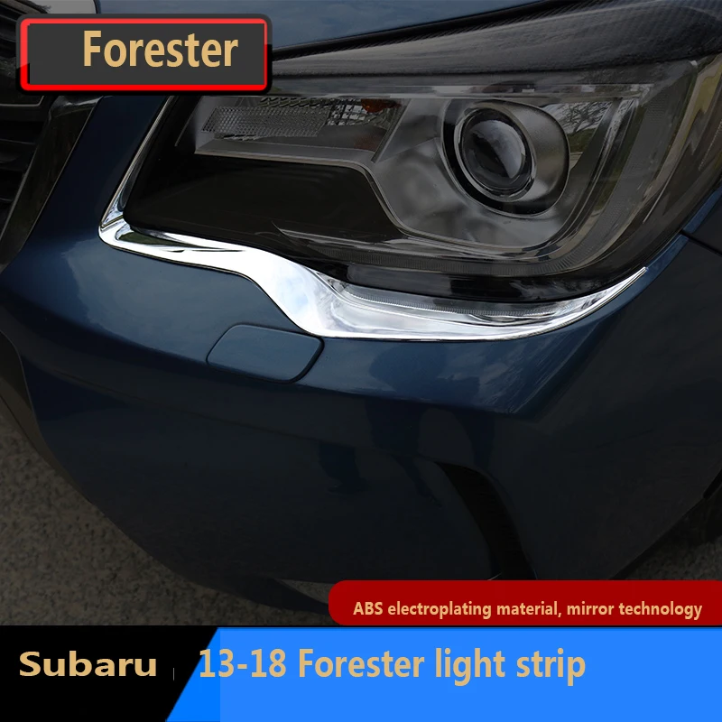 

for 13-18 Subaru forester front headlight frame front headlight eyebrow rear tail headlight frame tail lamp shade