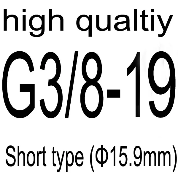 15.9mm short type Высококачественный Американский Корпус и твердосплавная форма сверла BSP NPT3/8 1/2 3/4 G3/8 G1/2 G3/4 импортный материал плоский тип - Цвет: 15.9mm short type