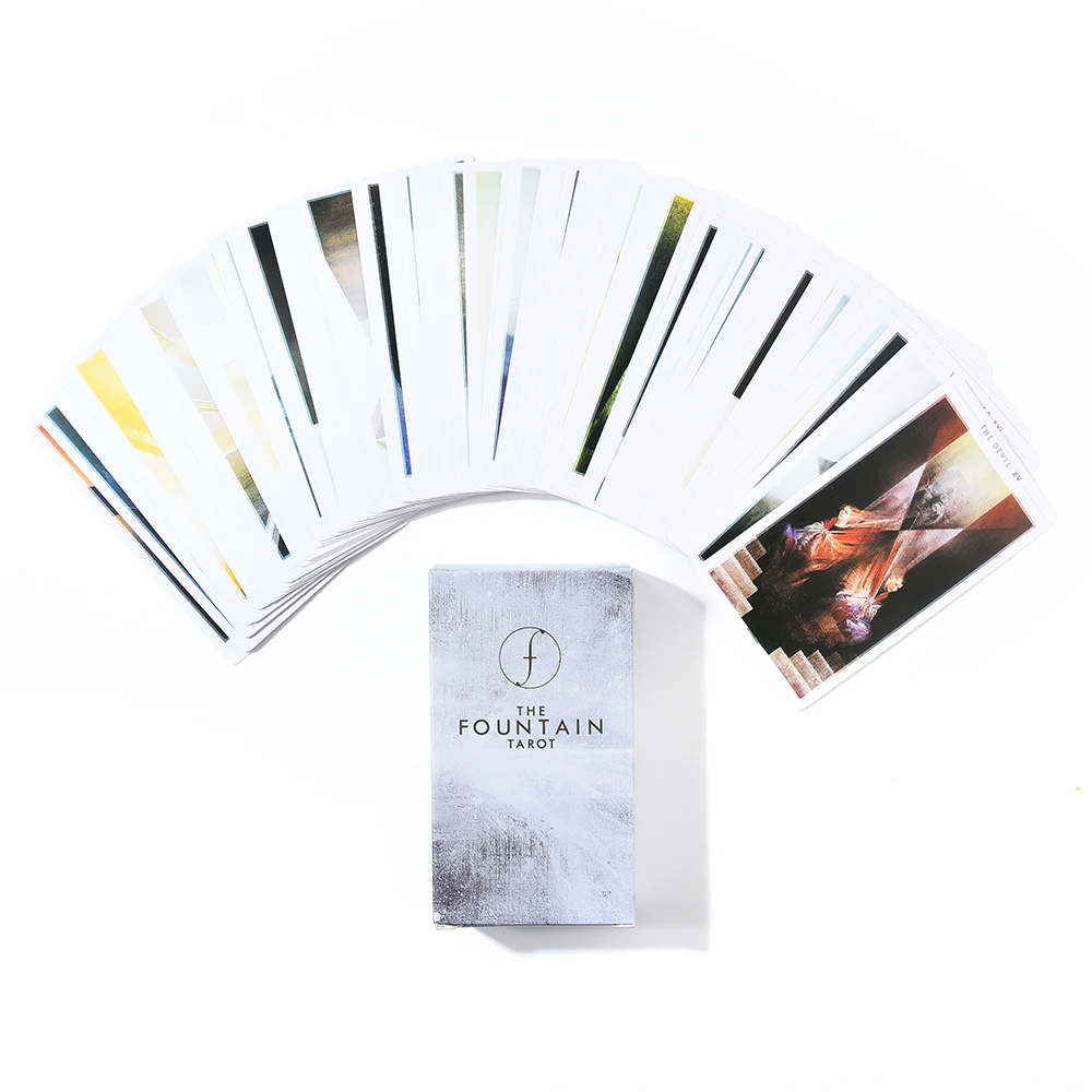 The Fountain Tarot иллюстрационная колода руководство по оркулу официант Райдер 79 карт