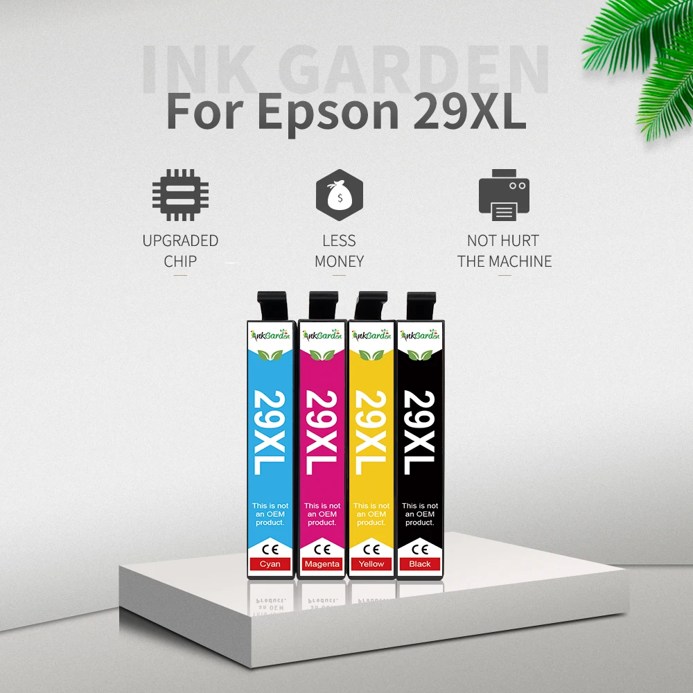 Чернильные картриджи InkGarden для Epson 29XL, T2991, T2991XL, T29XL, совместимы с картриджами Epson XP 235, 247, 245, 332, 335, 342, 345, 435, 432, 445, 442