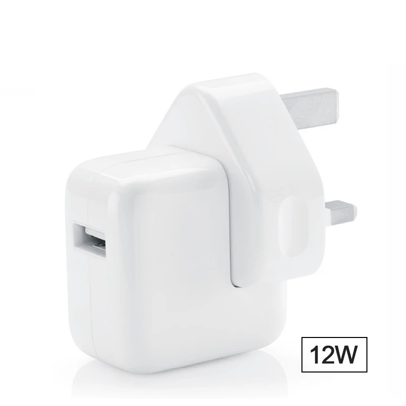 

Charge plug For iPad 4 Mini Air 1 2 3 iPhone X XS XR 8 7 6 Plus Mains Wall 3 pin Plug Adaptor Desktop Wall Charger UK