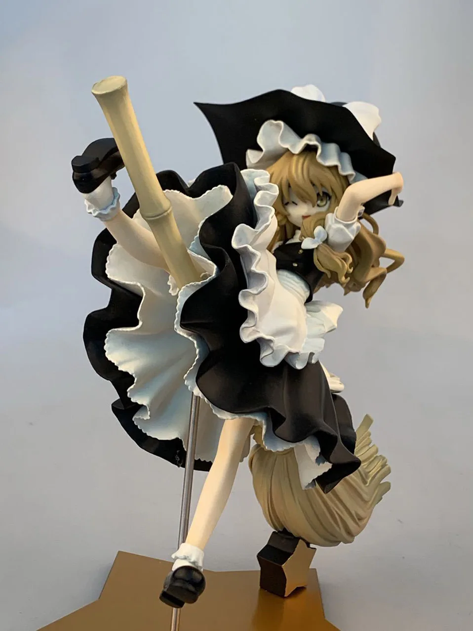 21 см японского аниме TouHou проект Kirisame Marisa ПВХ фигурка для верховой езды метла Kirisame Marisa фигурка украшения модель игрушки