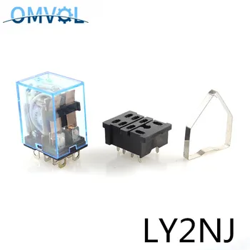 

10A dpdt relay LY2N General Purpose Relay LY2NJ with power relay PCB socket 8 pins LY2 relay switch