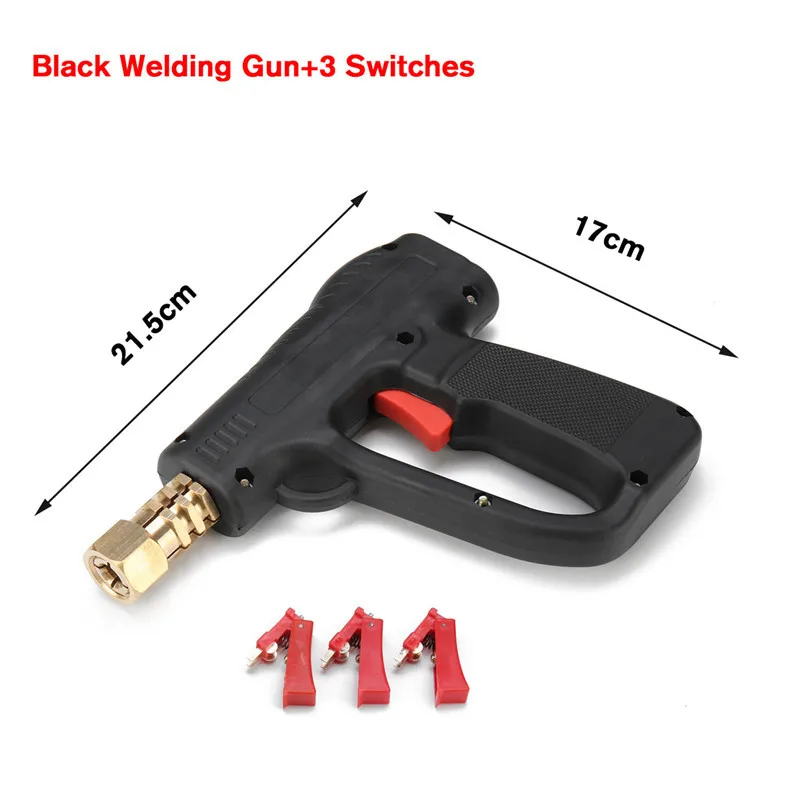 Black welding torch Точечная сварочная машина, набор инструментов для ремонта вмятин, съемник вмятин, сварочный молоток G u n, устройство для ремонта вмятин - Цвет: Black welding torch
