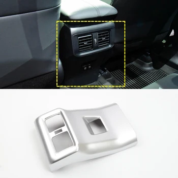 

For Toyota RAV4 2019-2020 Accessories ABS Matte Rear Air Outlet Frame Cover Trim 1 Pc (Full Cover Model)