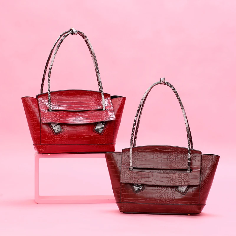 Bolsos Mujer Vintage Alligator Shoulder Bag For Women Luxury Handbags Women Bags Designer Female Chain Crossbody Bags Sac