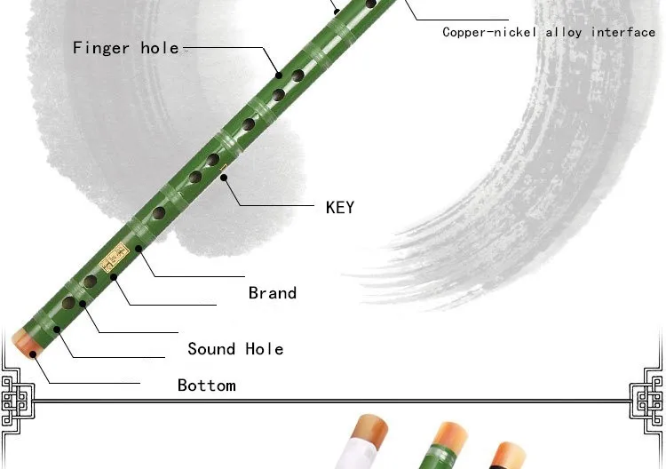 Китайская бамбуковая флейта профессионального уровня бамбуковая флейта дерево ветер инструмент флейта 3 цвета хороший сухой панфлейта